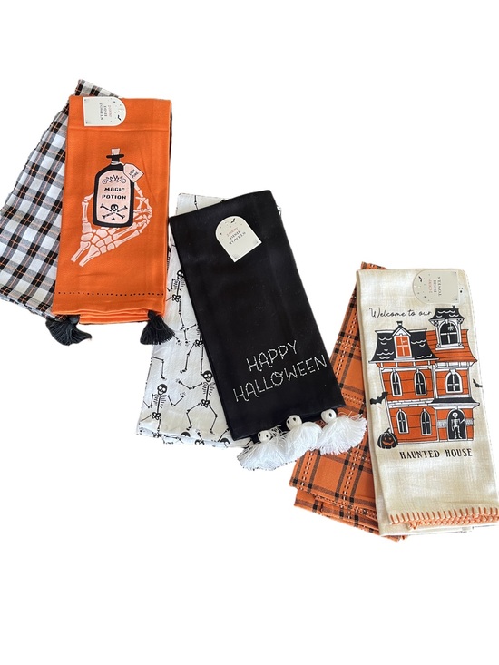 Other - Halloween Dish Towels - 2 ct - pick one set